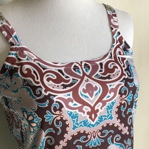 NWOT Tank with matching Sheer Overlay